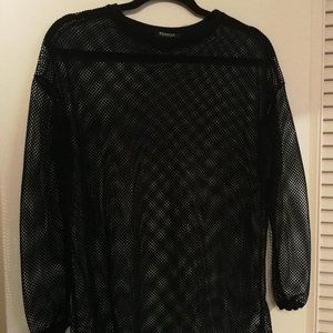 Oversized Mesh Long Sleeve